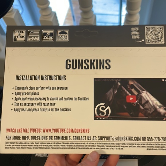 Gun skins pistol mag skins- 6 pack (Proveil Victory Grey) - Picture 2 of 2